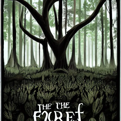 Prompt: the forest of bones