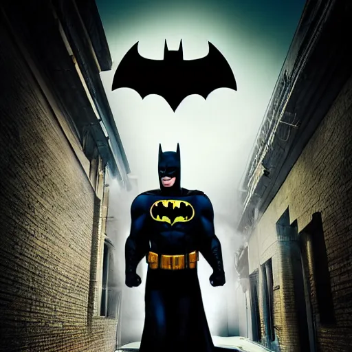 Image similar to batman in an alternate universe, photography, dc comics,