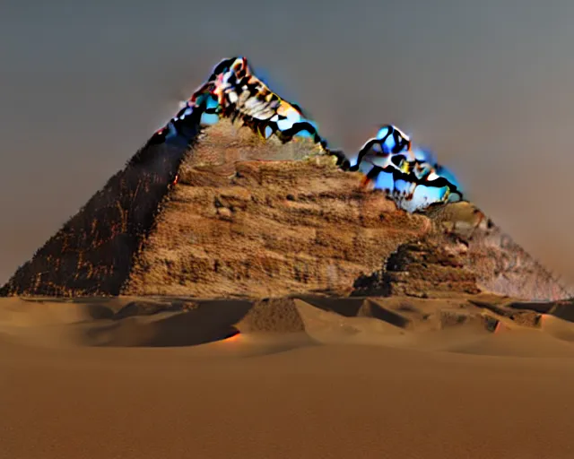 Prompt: pyramids of egypt, octane render, cgsociety, high detailed, 8 k, cinematic composition, detailed shading