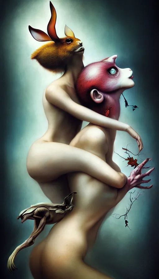 Image similar to the two complementary forces that make up all aspects and phenomena of life, by ryohei hase