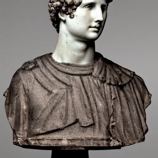 Prompt: augustus but as a real person, based on busts