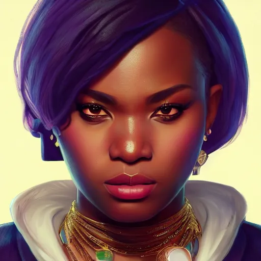 Image similar to beautiful Jaydayoungan the rapper as GTA character, R&B, closeup, D&D, intricate, elegant, highly detailed, digital painting, artstation, concept art, matte, sharp focus, illustration, art by Artgerm and Greg Rutkowski and Alphonse Mucha