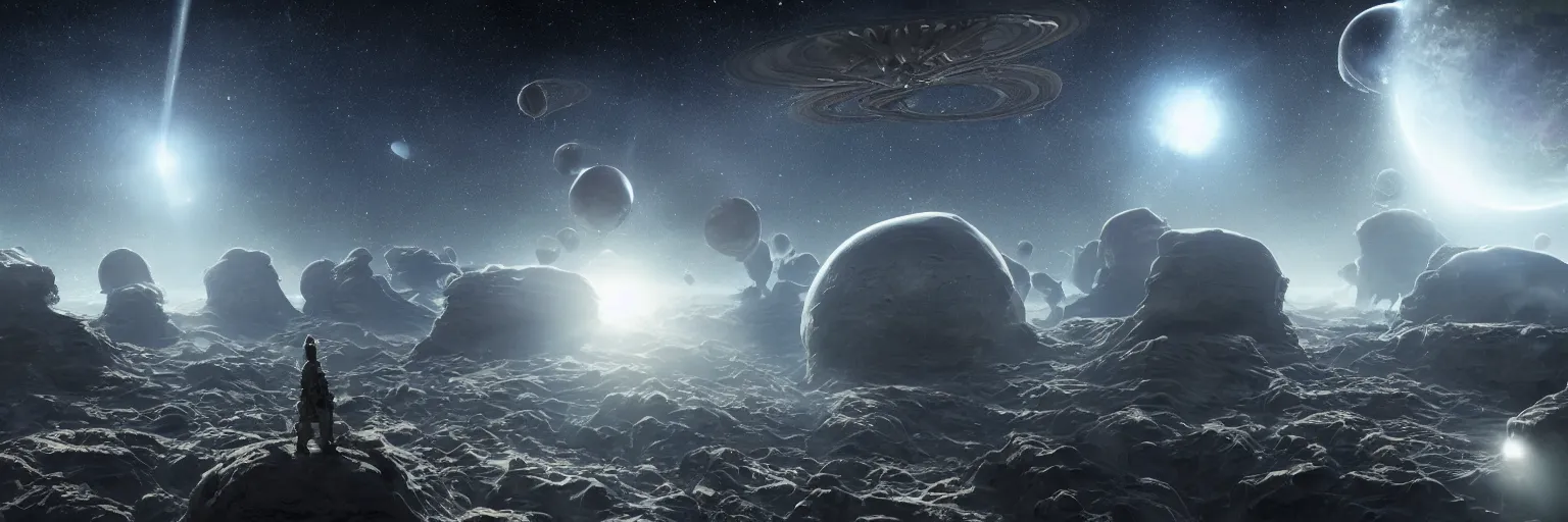 Image similar to a highly detailed digital realistic photo of aliens looking at the seventh planet from space, universe, invasion time on planet earth, digital art, cinematic, satellite imagery, 8 k, super - resolution, by akihito yoshida, unreal engine