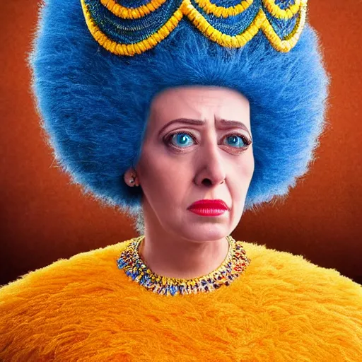 Prompt: stunning award winning hyperrealistic hdr 8 k highly detailed portrait photo of marge simpson as a real human