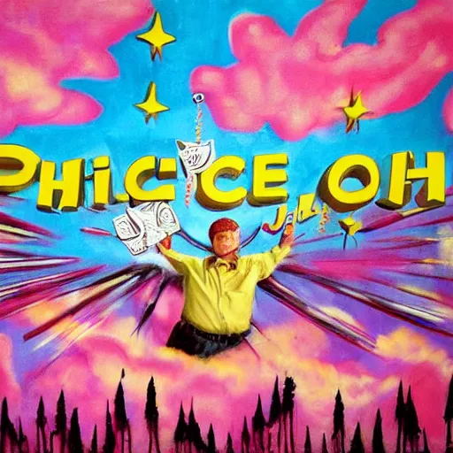 Prompt: ' the price is right ', in heaven, dreamy art