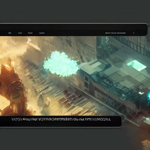 Prompt: user interface, by victo ngai and ruan jia and greg rutkowski, trending on artstation, unreal engine, 4 k hd wallpaper