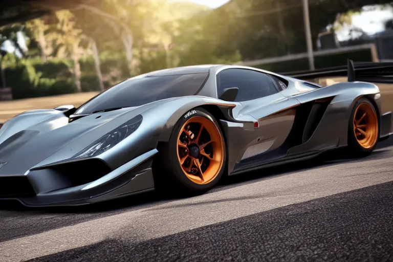 Image similar to photo wallpaper sport car gran turismo 7 forza horizon need for speed fast and furious 5 unreal engine supercar hypercar game concept car octane render, 4 khd 2 0 2 2 3 d cgi rtx style chrome reflexion global illumination ray tracing hdr arstation pixar and disney unreal