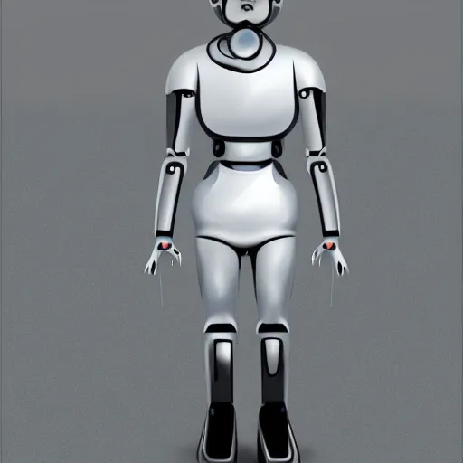 Image similar to male humanoid robot, tech divice, fullbody, laser point between the eyes, sci - fi art, artstation