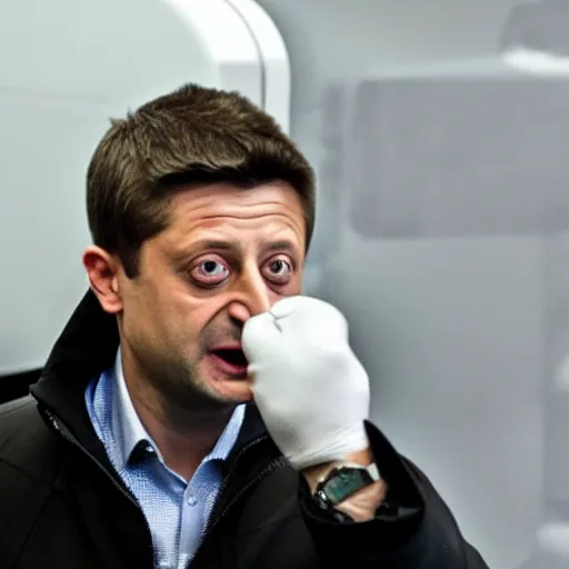 Prompt: zelensky is cocaine addicted