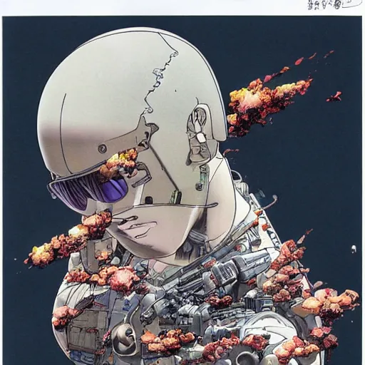 Image similar to art by katsuhiro otomo