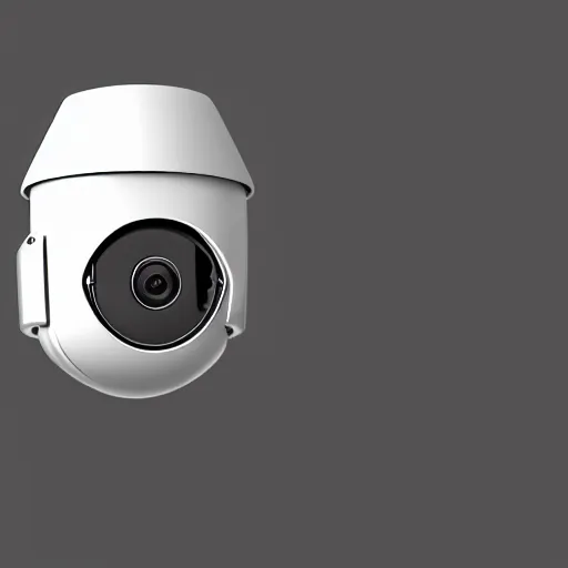 Image similar to the goddess of security cameras. anthropomorphic woman security camera hybrid. futuristic religious