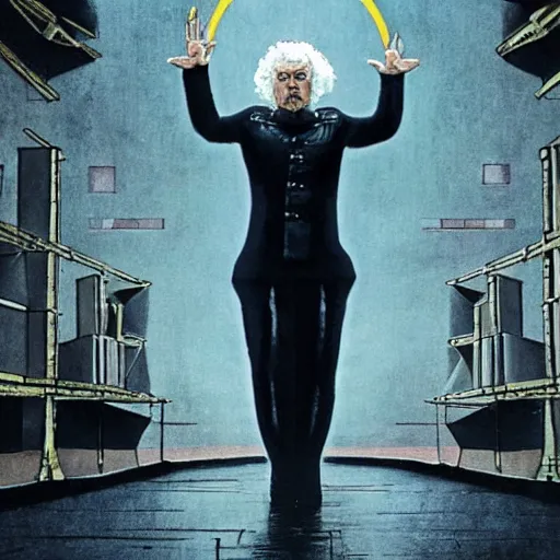 Prompt: alejandro jodorowsky dystopia