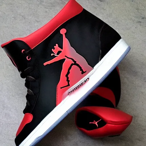 Image similar to jordan sneakers based off ezio auditore