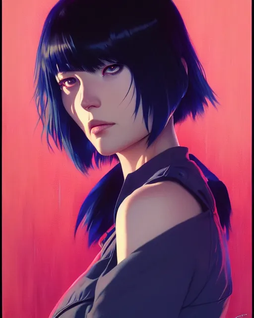 Image similar to dead inside!!!, fine - face, audrey plaza, realistic shaded perfect face, fine details. anime. realistic shaded lighting poster by ilya kuvshinov katsuhiro otomo ghost - in - the - shell, magali villeneuve, artgerm, jeremy lipkin and michael garmash and rob rey