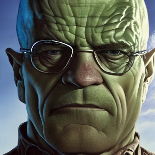 Prompt: the hulk starring as walter white in breaking bad. full body. oil on canvas. intricate. 8 k. highly professionally detailed. hdr. cgsociety