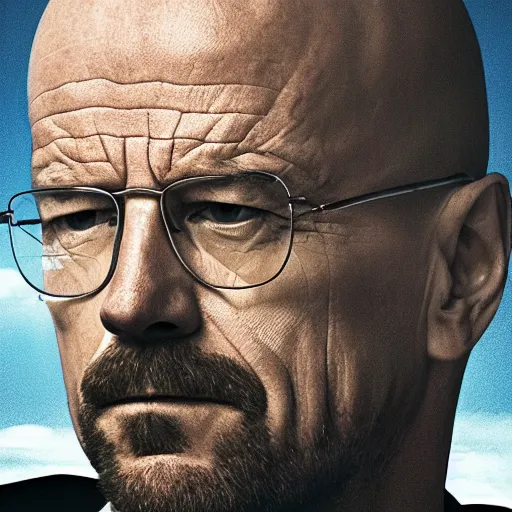 Image similar to the wire tv show with walter white, 4 k