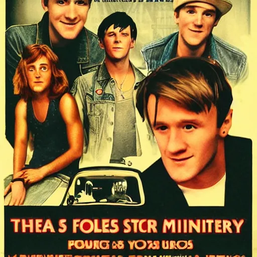 Prompt: a vintage McFly poster