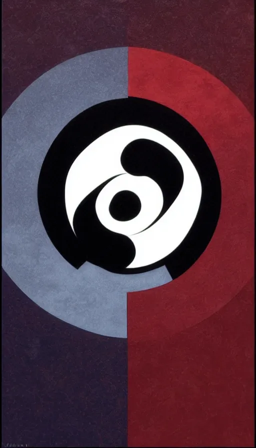 Image similar to Abstract representation of ying Yang concept, from Magic the gathering
