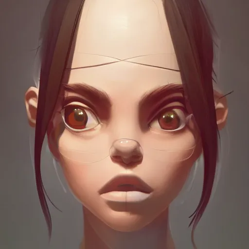 Image similar to face icon stylized minimalist reboot 1 9 9 4, loftis, cory behance hd by jesper ejsing, by rhads, makoto shinkai and lois van baarle, ilya kuvshinov, rossdraws global illumination