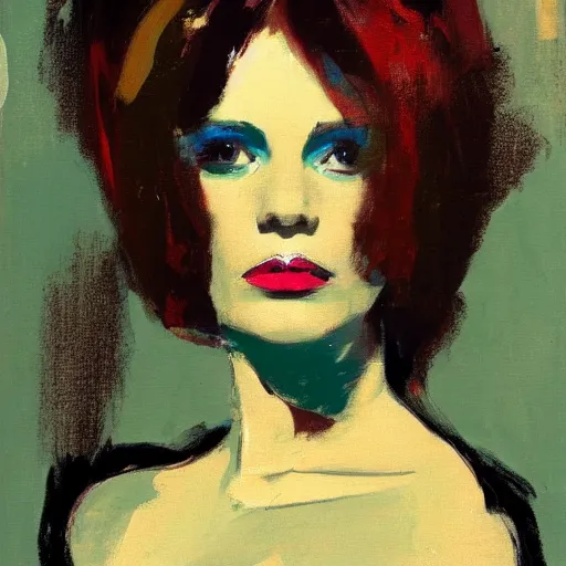 Image similar to mandelbulb portrait of a beautiful woman by liepke