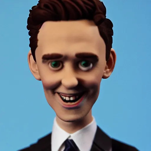 Image similar to tom hiddleston claymation