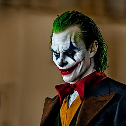 Prompt: tom cruise as the joker, movie still