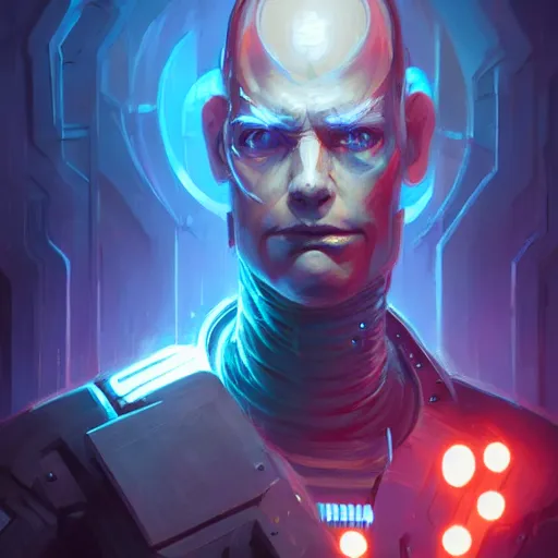 Image similar to a portrait of Ben Shapiro, cybernetic pinhead, cyberpunk concept art by pete mohrbacher and wlop and artgerm and josan gonzales, digital art, highly detailed, intricate, sci-fi, sharp focus, Trending on Artstation HQ, deviantart, unreal engine 5, 4K UHD image