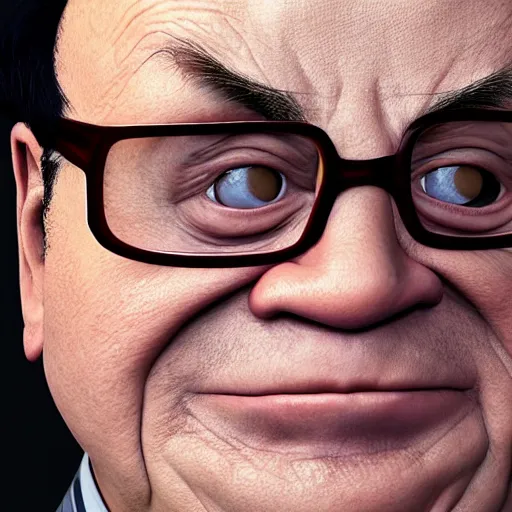 Prompt: hyperrealistic danny devito wearing ghostbusters outfit, stunning 3 d render inspired art by xiang duan and thomas eakes, perfect facial symmetry, hyper realistic texture, intricate, photorealistic, highly detailed attributes and atmosphere, dim volumetric cinematic lighting, 8 k octane detailed render, trending on artstation, masterpiece,