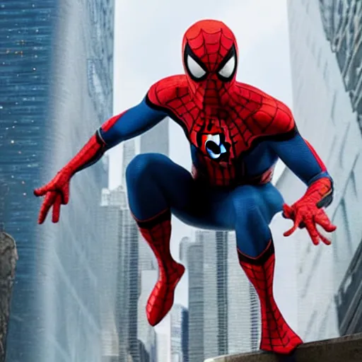 Prompt: spider - man as aqua man, cinematic movie still
