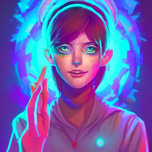 Image similar to skill magic deepdream radiating a glowing aura stuff loot legends stylized digital illustration video game icon artstation lois van baarle, ilya kuvshinov, rossdraws,