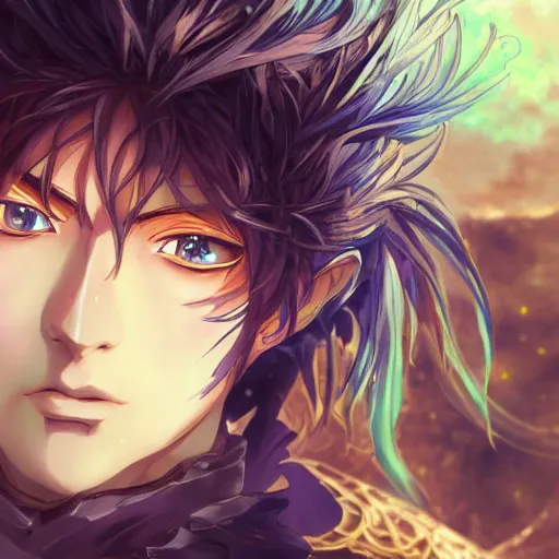 Fantasy king, anime art