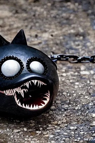 Image similar to very very intricate photorealistic photo of a chain chomp in an episode of game of thrones, photo is in focus with detailed atmospheric lighting, award - winning details