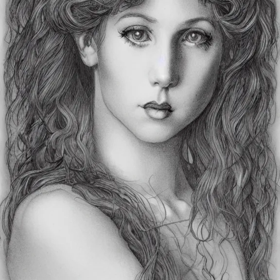 Image similar to a highly detailed portrait in the style of charles dana gibson and in the style of luis royo.