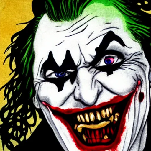 Image similar to joker crying