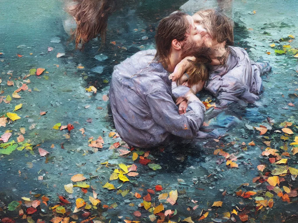 Prompt: bricks/sparrows/leaves/sea. By Gregory Mortenson, Alyssa Monks, Stephen Bauman, Conor Walton, Casey Baugh, Jeremy Lipking, Adam Miller, Mario Robinson. oil on canvas, perfect composition, vibrant colors, 4K, thick brush strokes, intricate, trending on artstation.