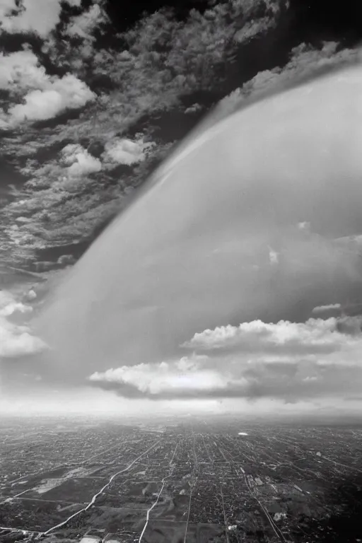 Prompt: photograph of giant crack!!!!!!!!! in! the! clouds!!!!!!!!!!!!!!!!!! above southern california city