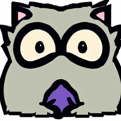 Image similar to twitch emote of a cute hedgehog