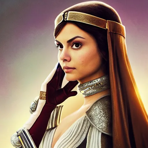 Image similar to victoria justice as princess padme in star wars episode 3, 8k resolution, full HD, cinematic lighting, award winning, anatomically correct