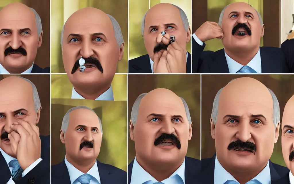 Image similar to alexander lukashenko as minion realistic faces