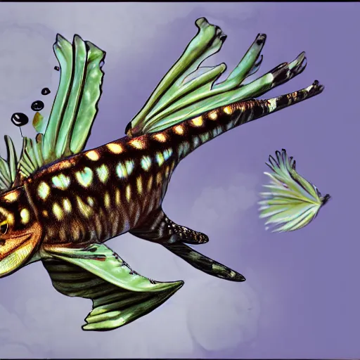 Image similar to working dragonet with computer photorealistic