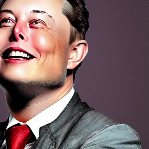 Prompt: concept art of elon musk, vintage and retro