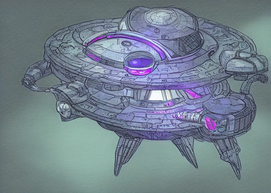 Image similar to alien mothership, videogame texture, drawn in microsoft paint