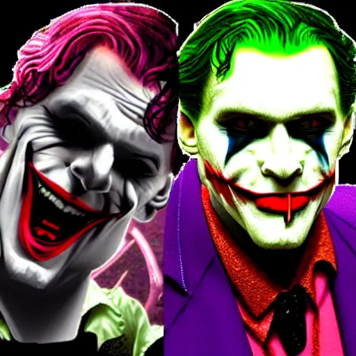 Prompt: jerma as the joker in the dark knight