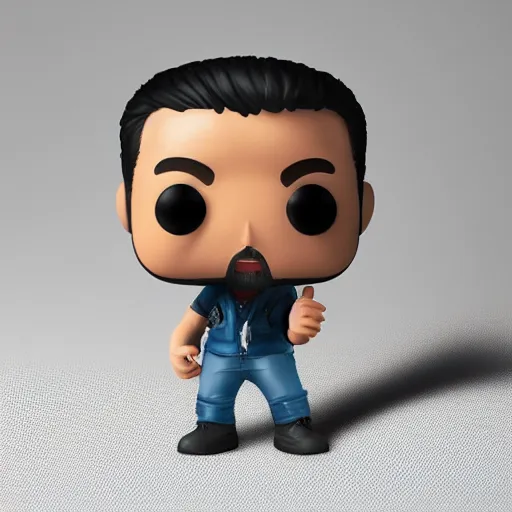 Image similar to “ very intricate photorealistic photo of a hasan piker funko pop on a white background, award - winning details ”