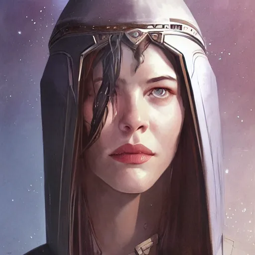 Image similar to a professional painting of a young Liv Tyler, clothes in military armor, olive skin, long dark hair, beautiful bone structure, symmetrical facial features, intricate, elegant, digital painting, concept art, smooth, sharp focus, illustration, from StarCraft by Ruan Jia and Mandy Jurgens and Artgerm and William-Adolphe Bouguerea”