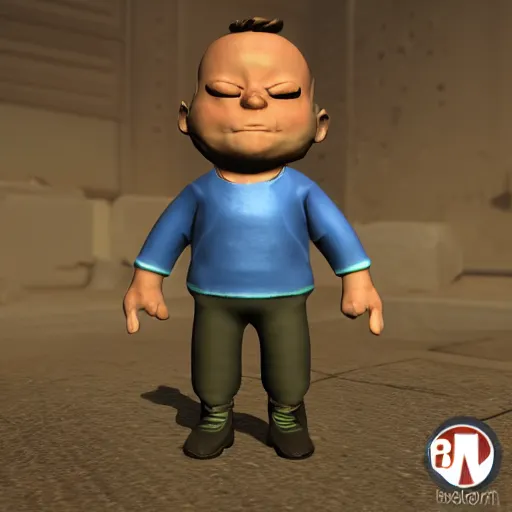 Image similar to 3 d toy of benny from fallout : nw