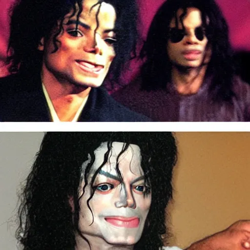 Image similar to disturbing picture of michael jackson plastic surgery falling off