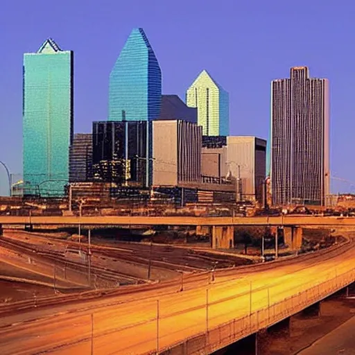 Prompt: dallas texas in the year 2 0 4 0