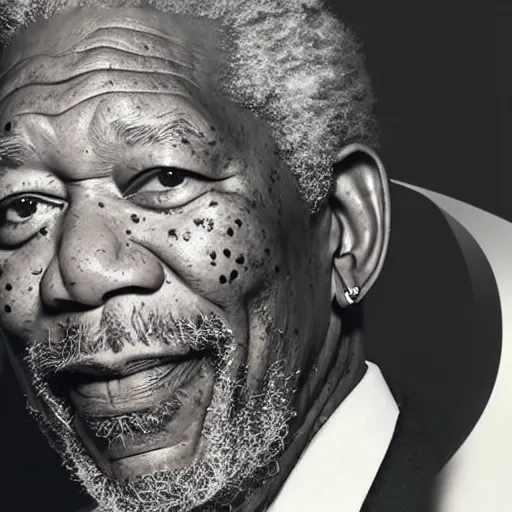 Image similar to morgan freeman in the style of arcane, sharp focus