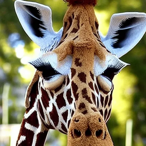 Image similar to giraffe dressed as elvis presley,